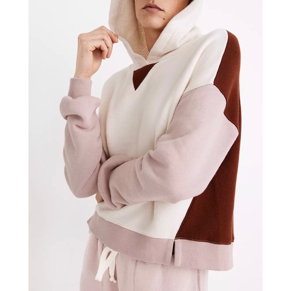 MWL Airyterry Hoodie Sweatshirt in Colorblock Medium - Picture 1 of 7